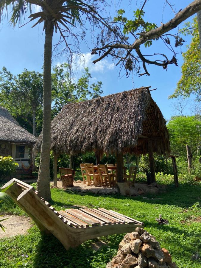 Encantadora Villa Maya Tradicional En Rancho Agroecologico Tzucacab Luaran gambar