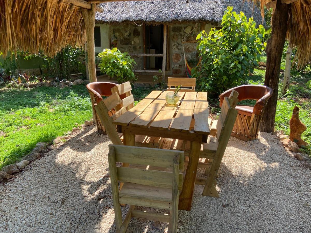 Encantadora Villa Maya Tradicional En Rancho Agroecologico Tzucacab Luaran gambar