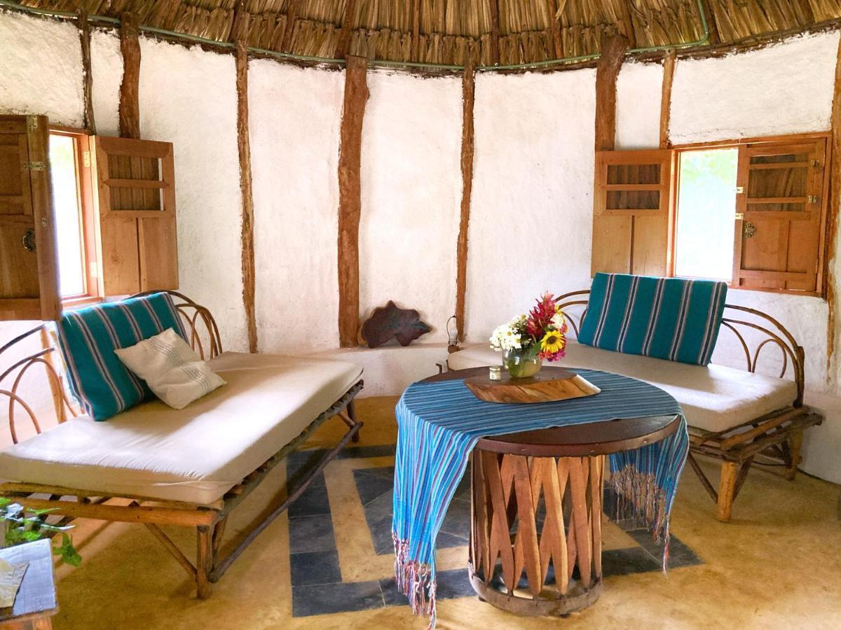 Encantadora Villa Maya Tradicional En Rancho Agroecologico Tzucacab Luaran gambar